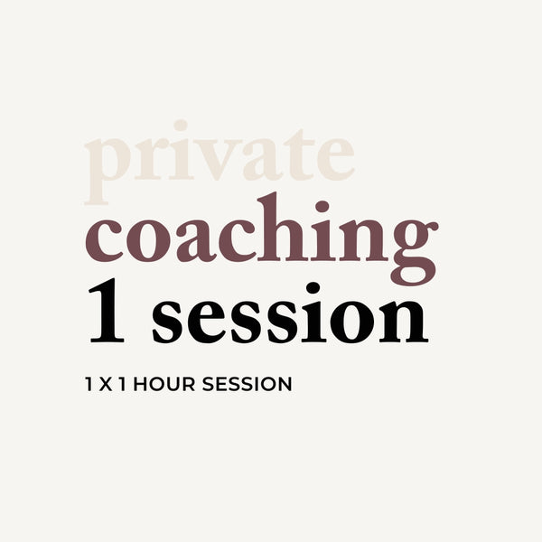 Private Coaching - One Off Session